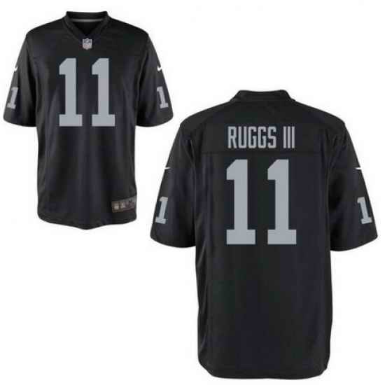 Men Nike Raiders Henry Ruggs III Black Game Stitched NFL jersey